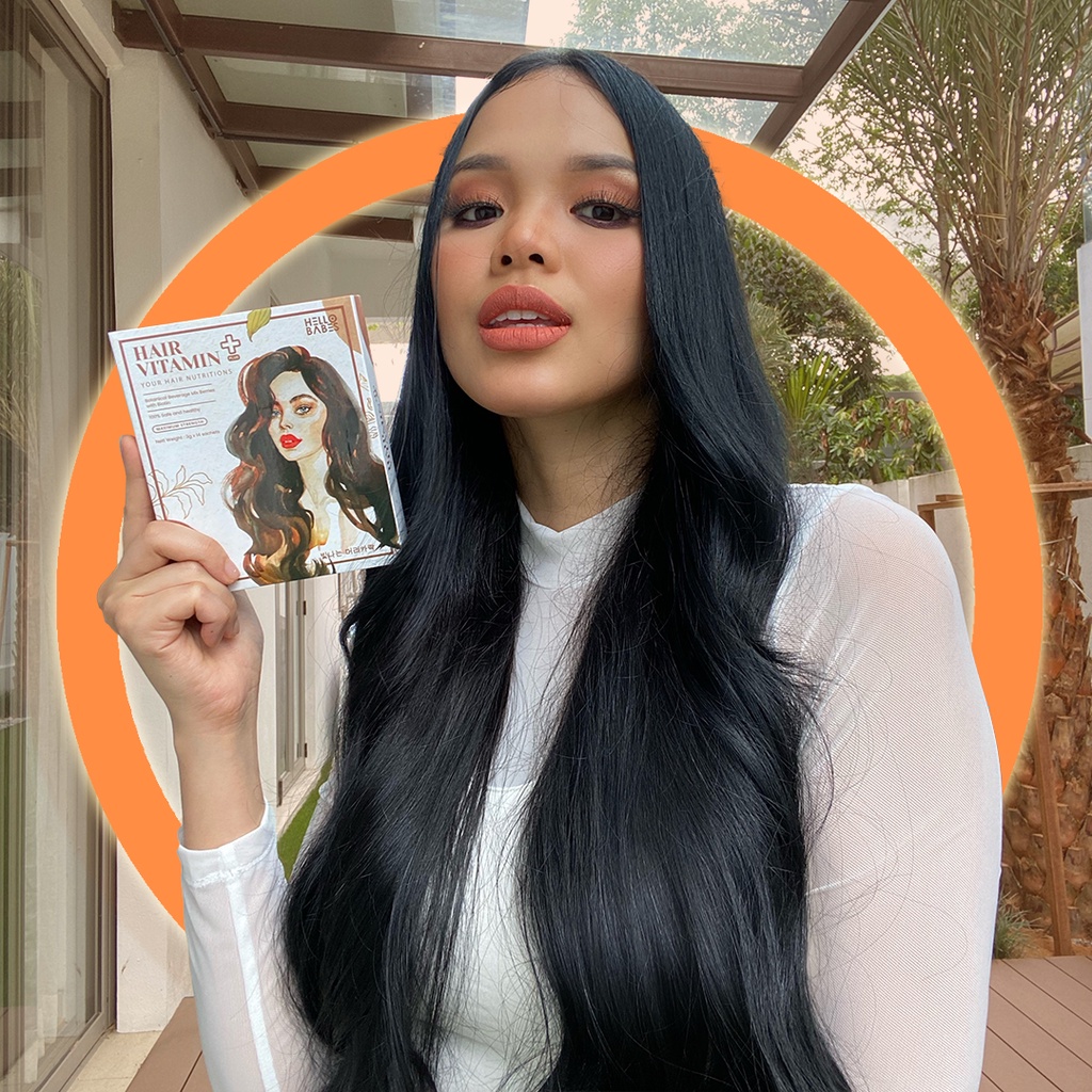 Hellobabes Hair Vitamin 14 Sachet Ready Stock Shopee Malaysia