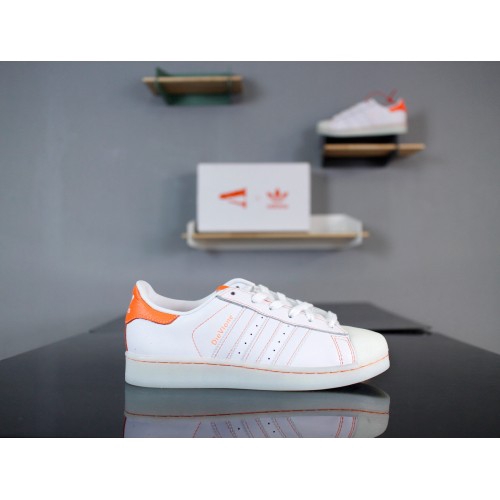 VLONE X ADIDAS SUPERSTAR WHITE ORANGE