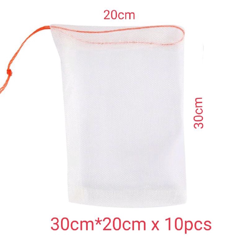 10Pcs Garden Fruit Net Bag Plants Vegetable Fruit Protection Bag Anti ...