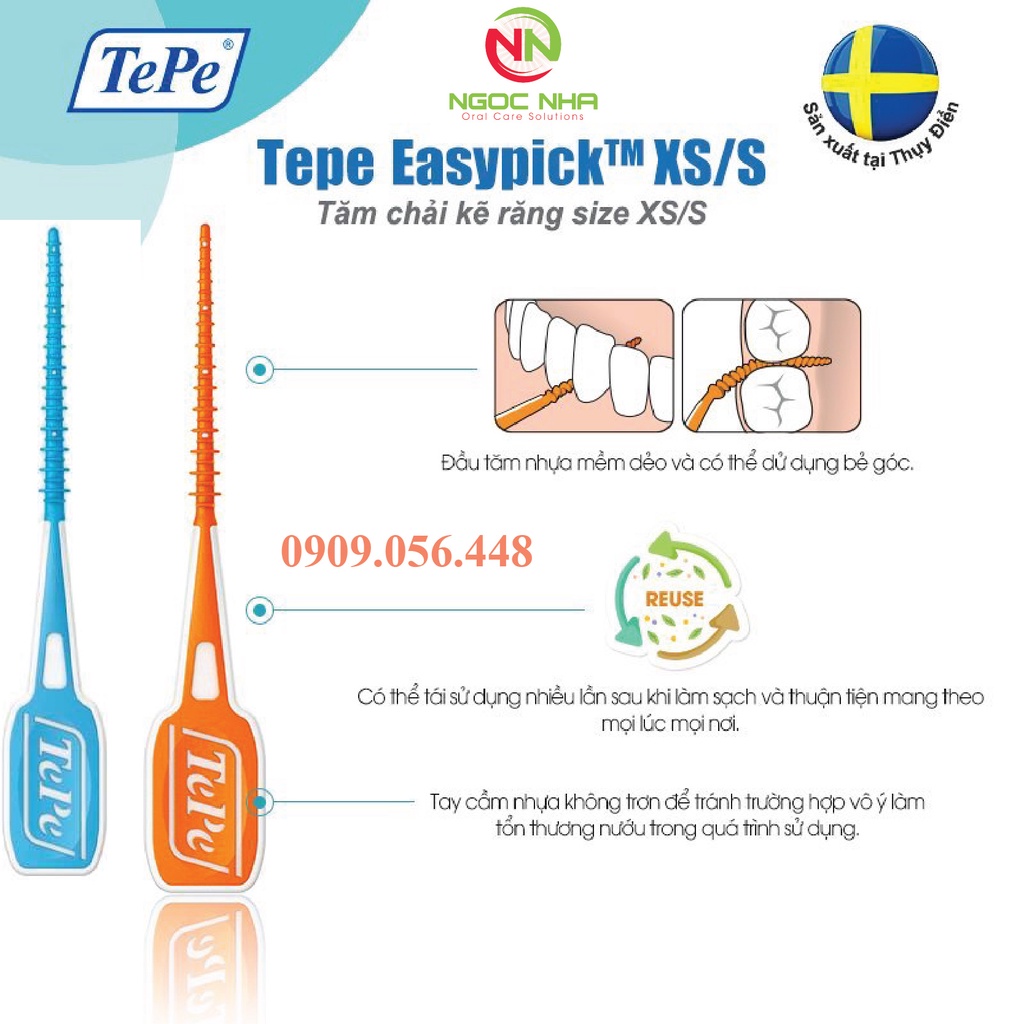 Tepe EasyPick Between Teeth (12 Pieces) Shopee Malaysia