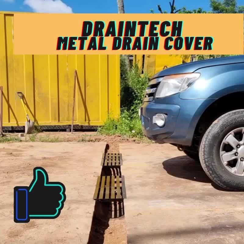 Metal Drain Cover Heavy Duty Support Car Truck Warehouse Drain Grating ...