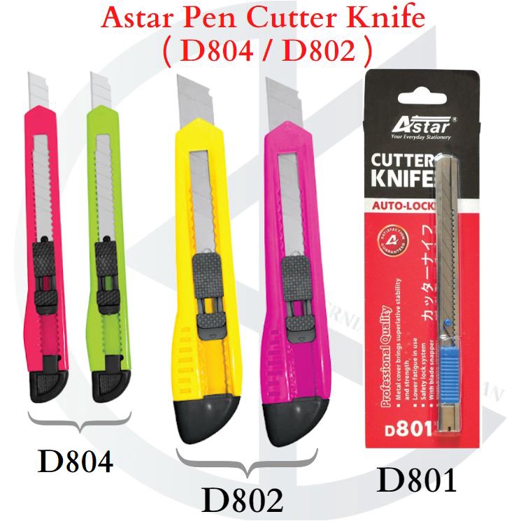 Astar Pen Cutter Knife / Cutters Pen Knife / Pen Knives ( D804 / D802
