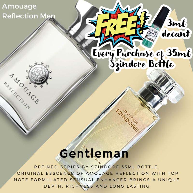 Original Szindore GENTLEMAN AMOUAGE REFLECTION MAN Shopee Malaysia