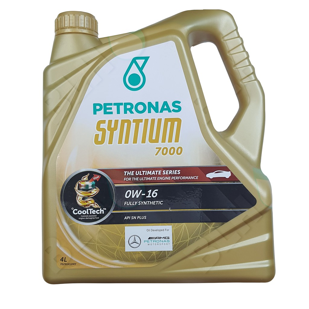 PETRONAS Syntium 7000 0W-16 SN Plus Fully Synthetic Engine Oil 4L