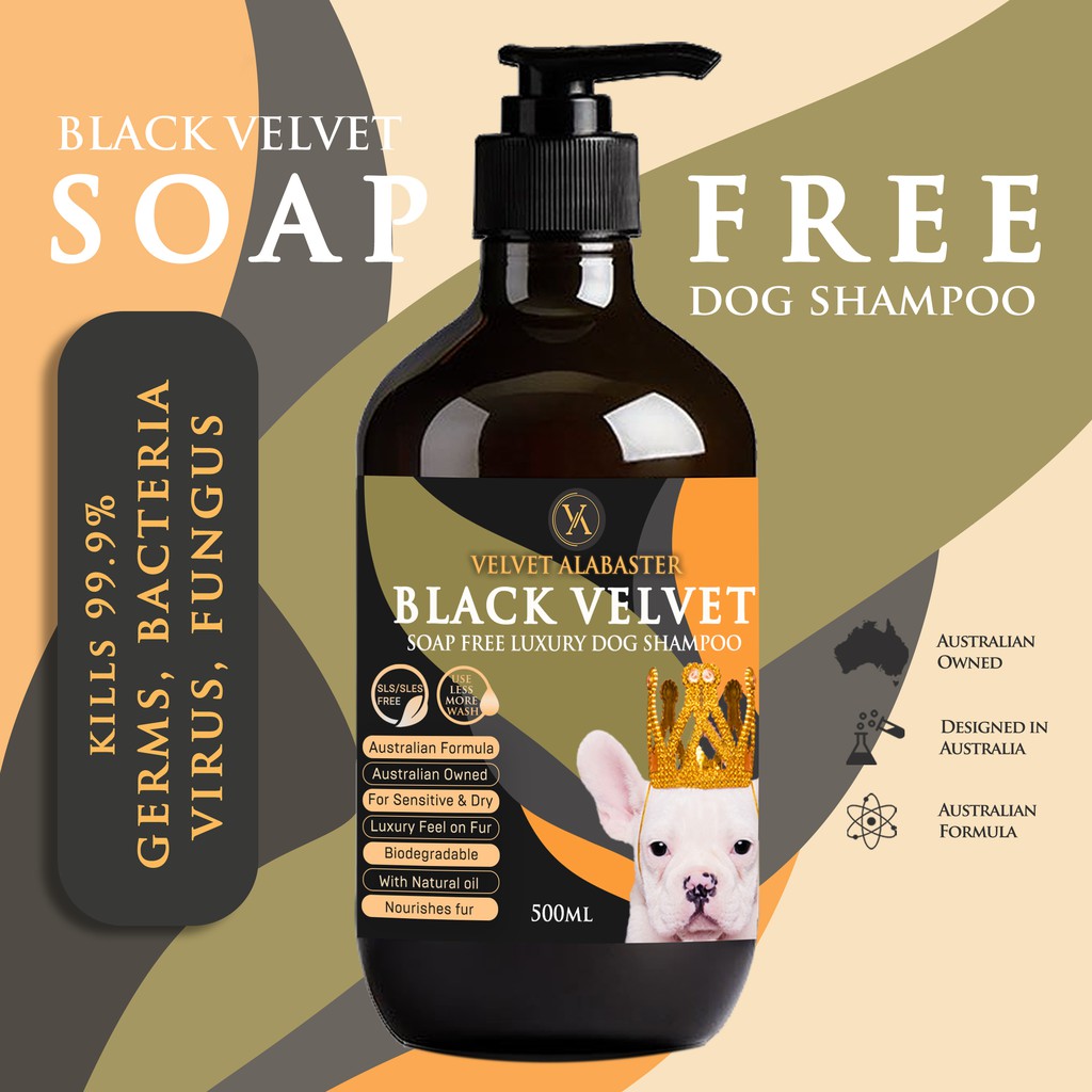 Soap free dog store shampoo