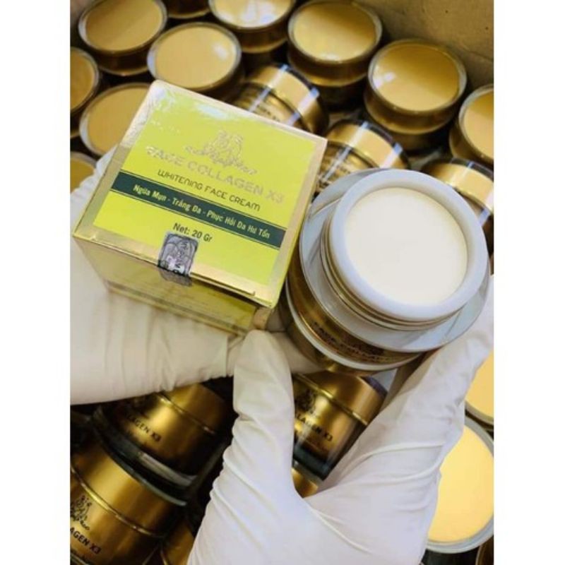 100 Original 🦾 Collagen Face Melasma Cream x3 Kem Face Collagen X3