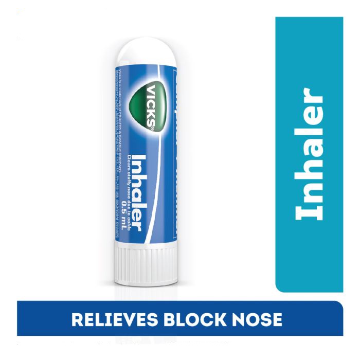 Vicks Inhaler Nasal Congestion Stuffy Runny Nose Blocked Clogged Cold
