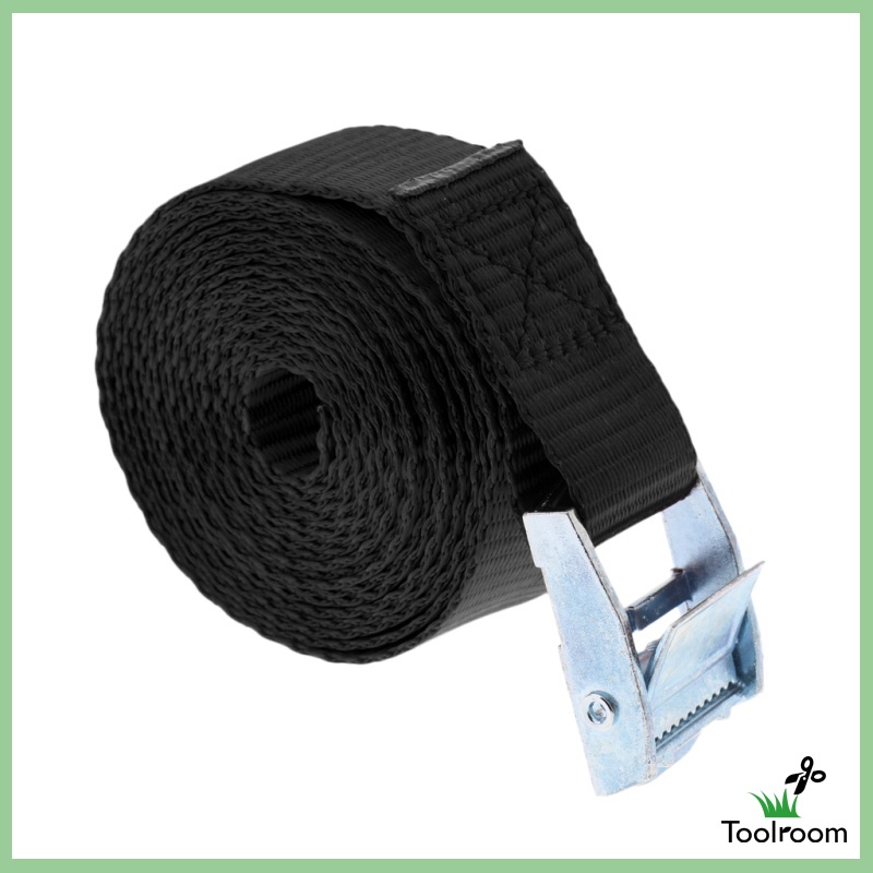 Heavy Duty Metal Cam Buckle Tie Down Straps Roof Racks Trailers 25mm x