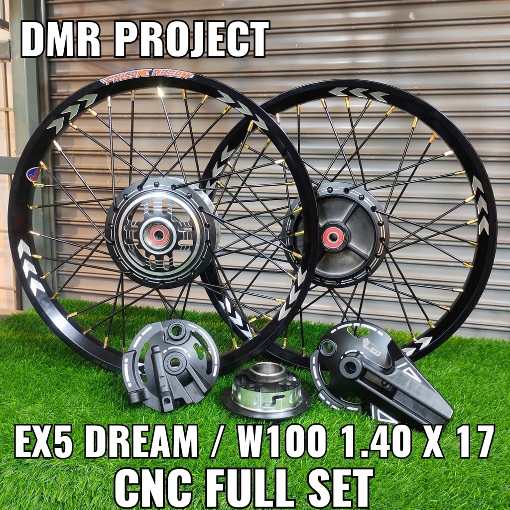 ALLOY RIM EX5 DREAM/W100 1.40 X 17 (COMPLATE SET) ALLOY PYRAMID / ARROW ...