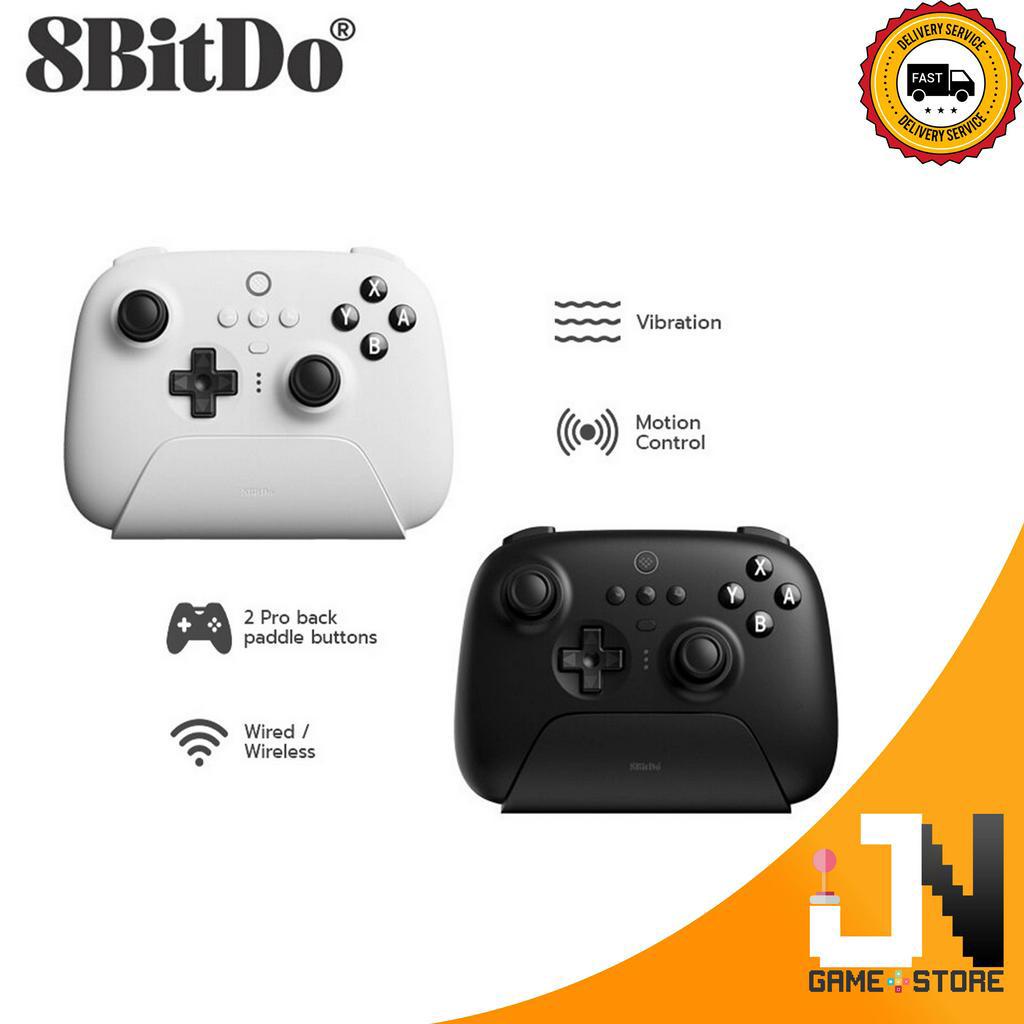 8Bitdo Ultimate 2.4g Wireless Controller with Charging Dock for Windows,  Android & Raspberry Pi (White) 