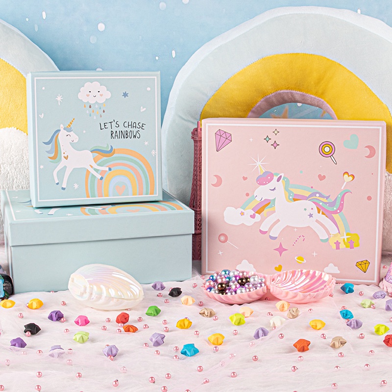 Birthday Gift Box Unicorn Children's Day Stationery Graduation Gift Box