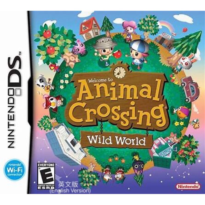 NEW NINTENDO DS ANIMAL CROSSING (WILD WORLD) GAME CARD CARTRIDGE