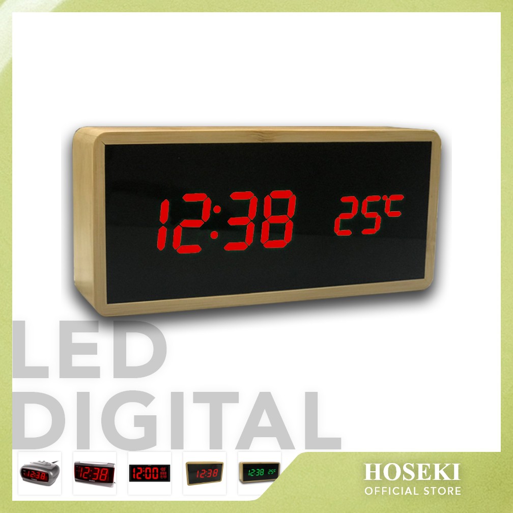 HOSEKI (15cm) Digital LED Clock Series H5034 High Definition Screen