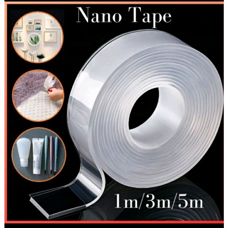 Nano Tape Double Side Tape Strong Tape Power Double Tape Viral | Shopee ...