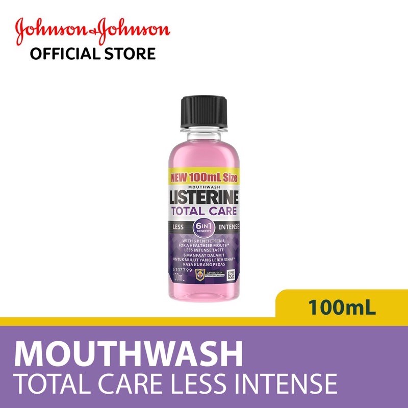 Listerine Total Care Less Intense Mouthwash (100ml) | Shopee Malaysia