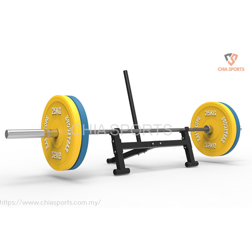 Deadlift bar best sale and weight set