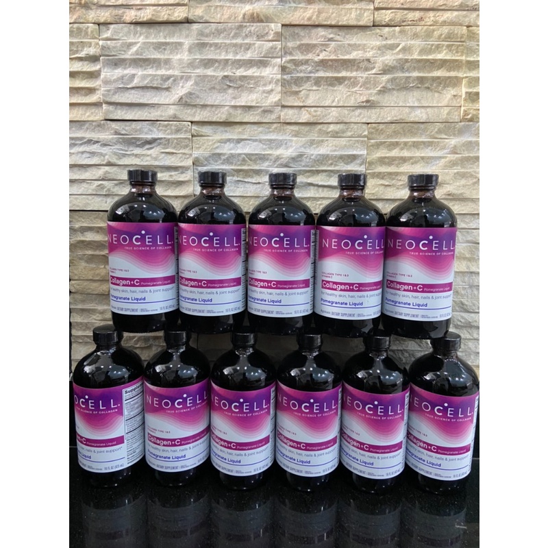 Neocell Collagen + C Pomegranate Liquid Pomegranate Extract 473ml DLC