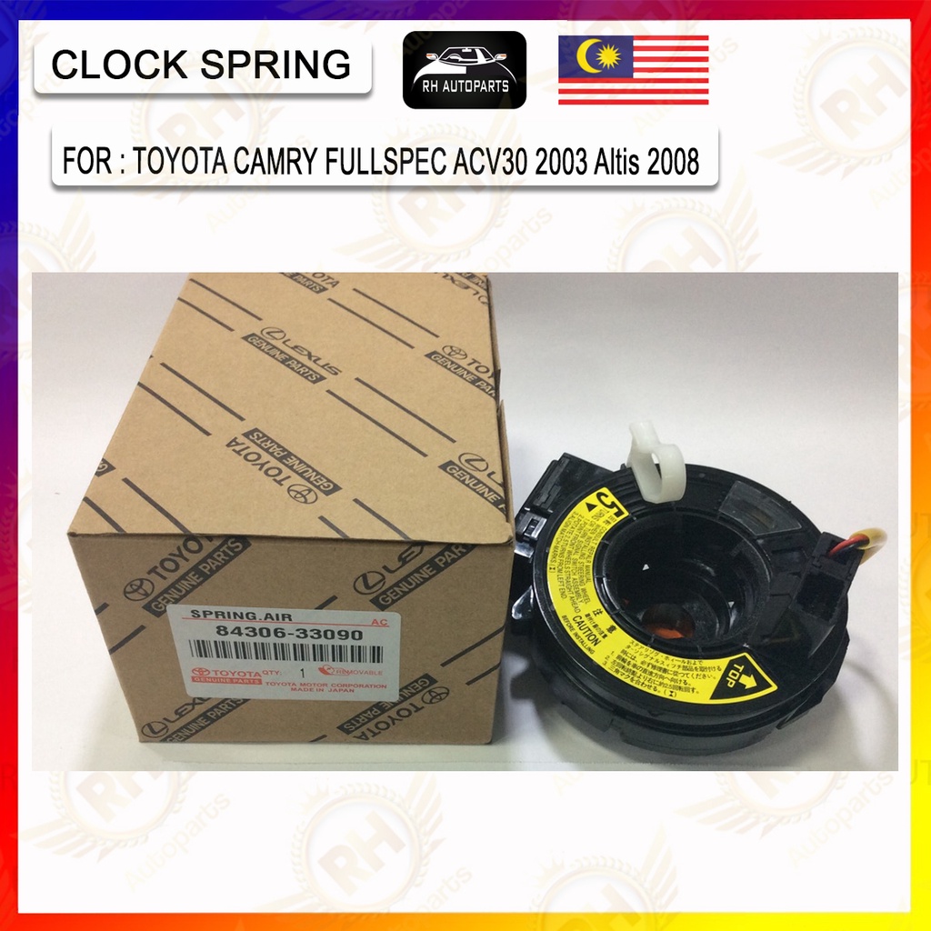 TOYOTA CAMRY FULLSPEC ACV30 2003 Altis 2008 Clock Spring spiral ...