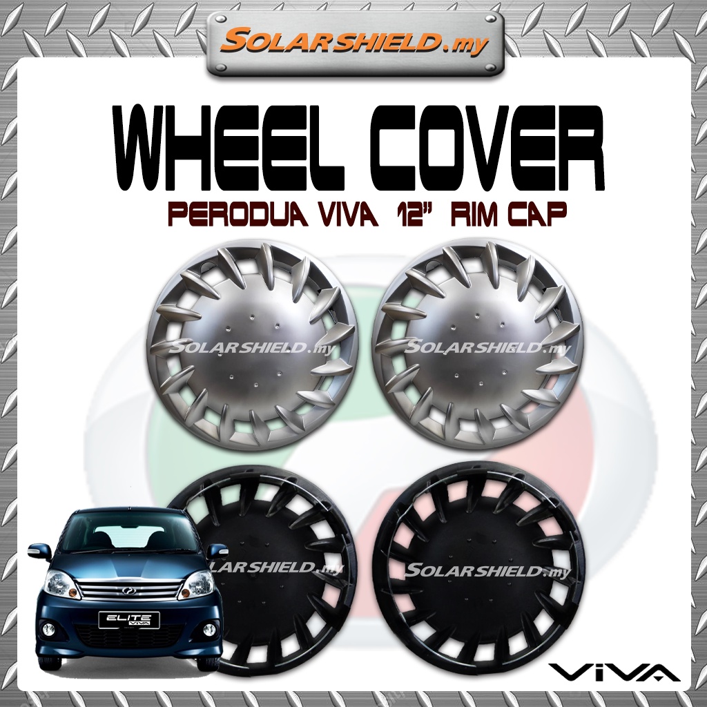 Perodua Viva Universal R12'' 12 Inch Wheel Cover OEM Look Tire Auto ...