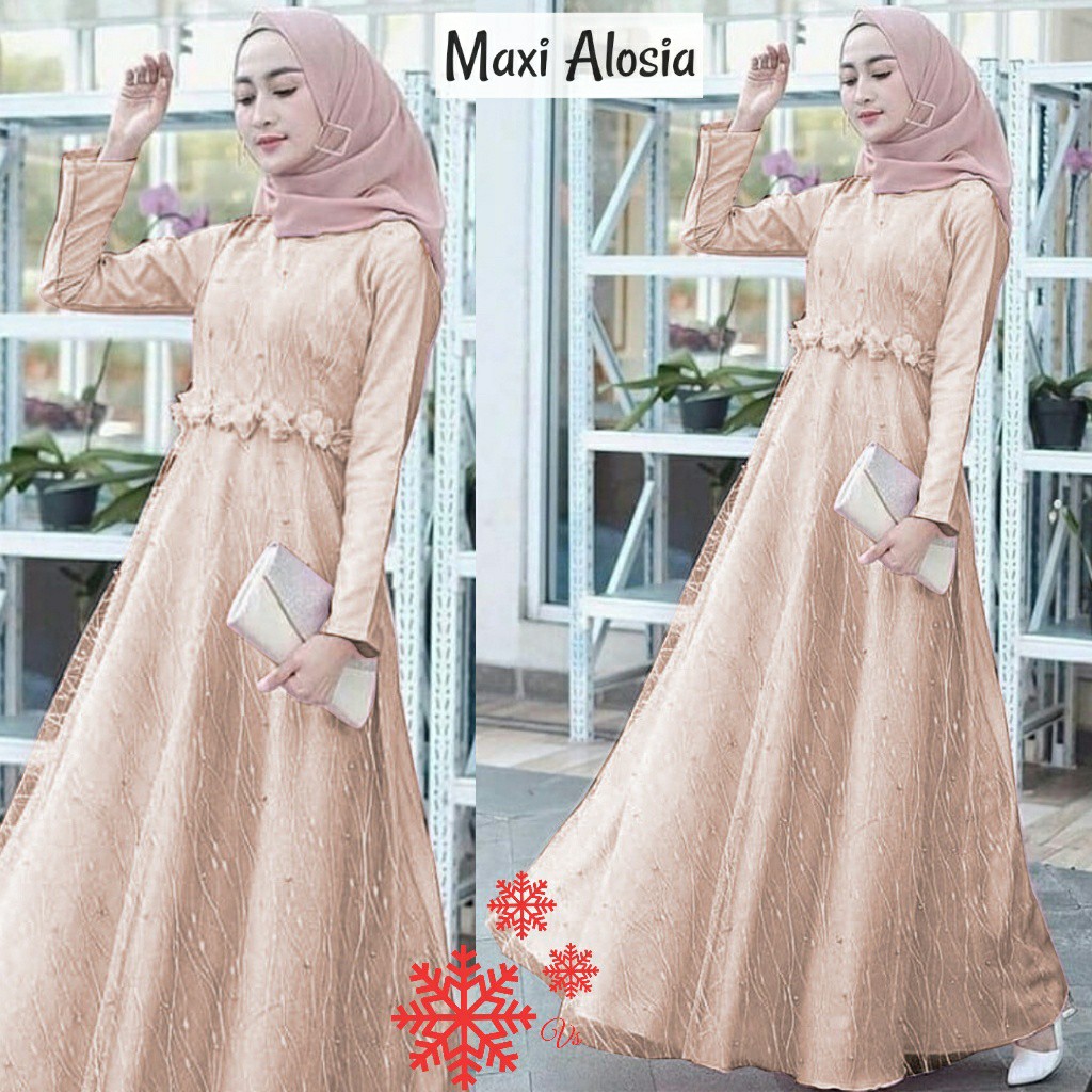 Dress glitter outlet muslimah