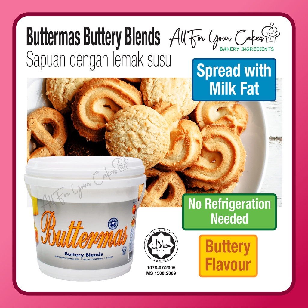 Buttermas Buttery Blends 3.8kg Halal - Mentega Sapuan Lemak Susu ...