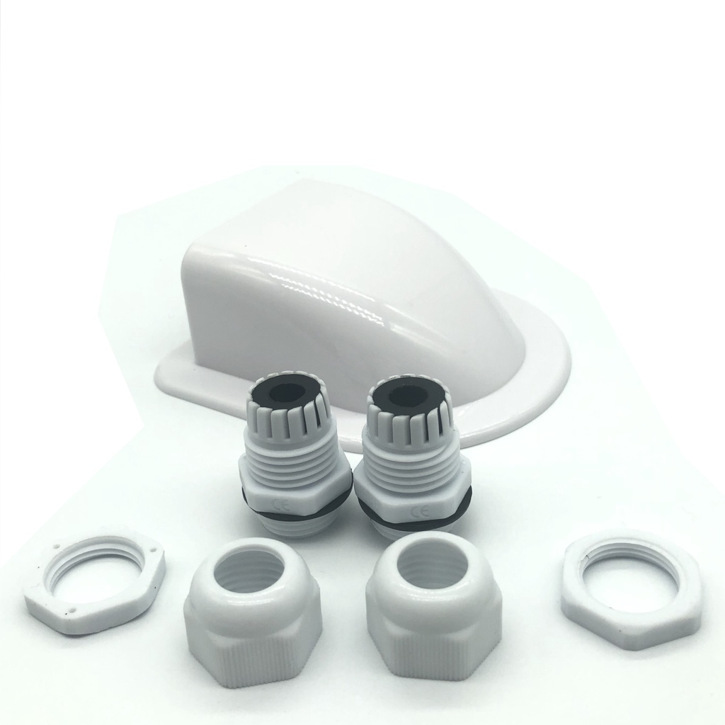 RV Top Solar Panel Cable Holder Junction Box Roof Wire Entry Gland Line ...