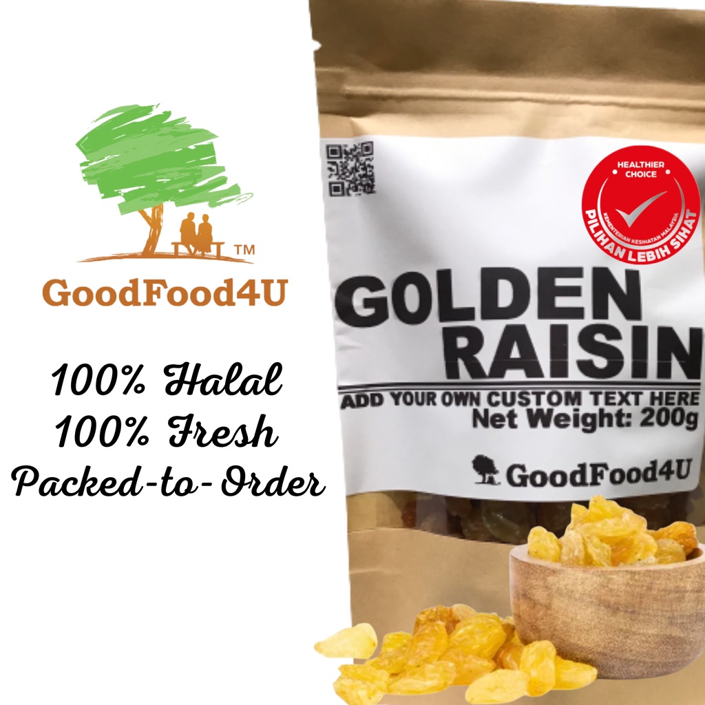 GF4U Golden Raisin | Kismis Emas | زبيب ذهبي ｜ 金葡萄干 Turkey Imported ...