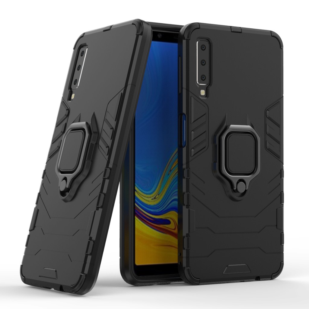 Samsung Galaxy A7 2018 Case Silicone TPU Hard Plastic Armor Back Cover Samsung A7 2018 A72018 Shockproof Phone Casing