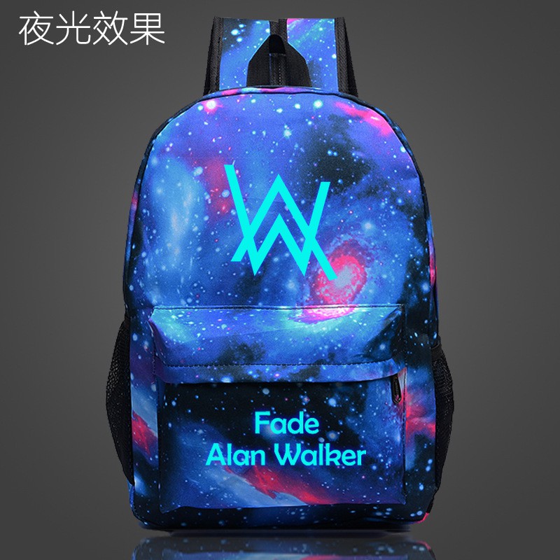 Luminous Allen Walker bag faded with the backpack Alan Walker electronic DJ tid Shopee Malaysia