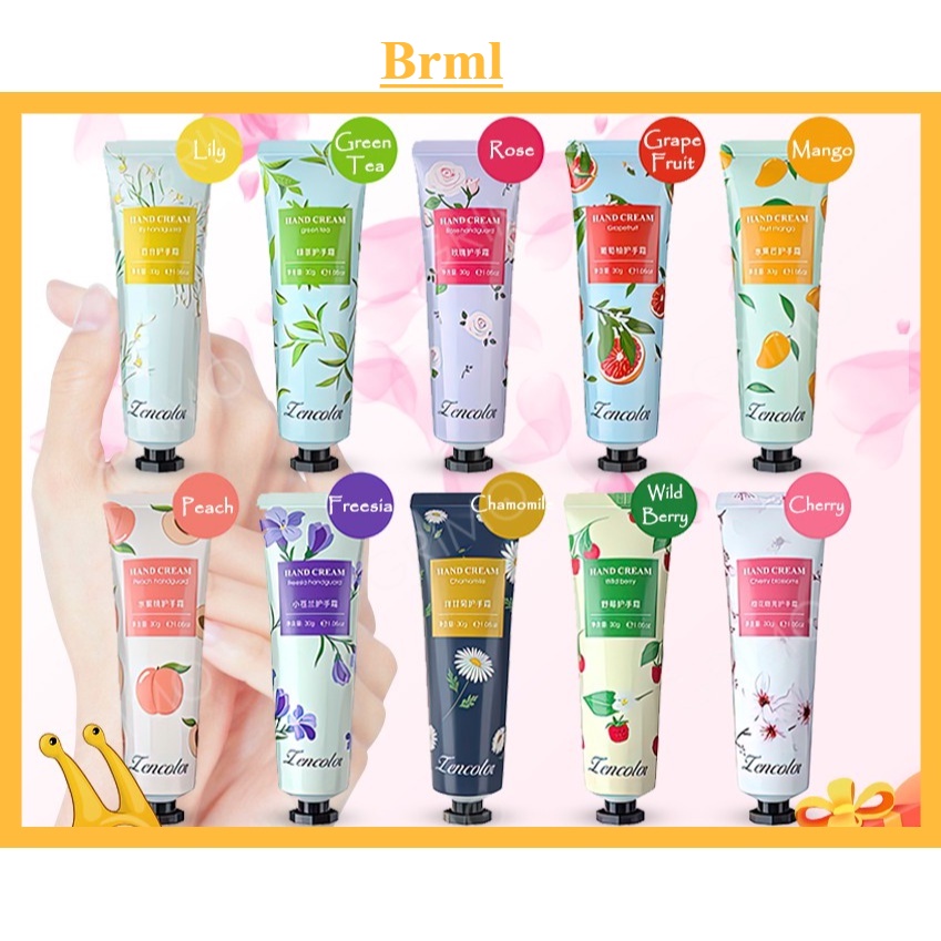 Brml. Lencolor Hand Cream Fruit Lotion Moisturizing Gift Losyen Tangan