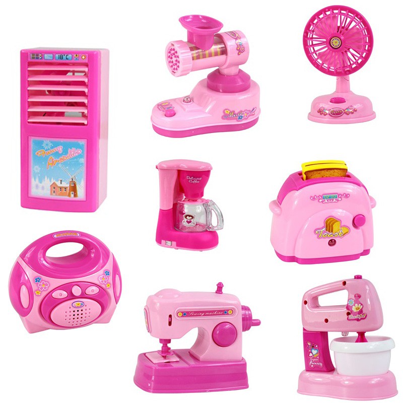 Mini Kitchen Toys Light-up & Sound Plastic Simulation Home