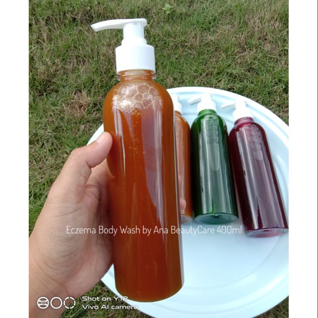 Eczema Body Wash. Gel mandian untuk Ekzema, Kurap, Panau & Gatalgatal