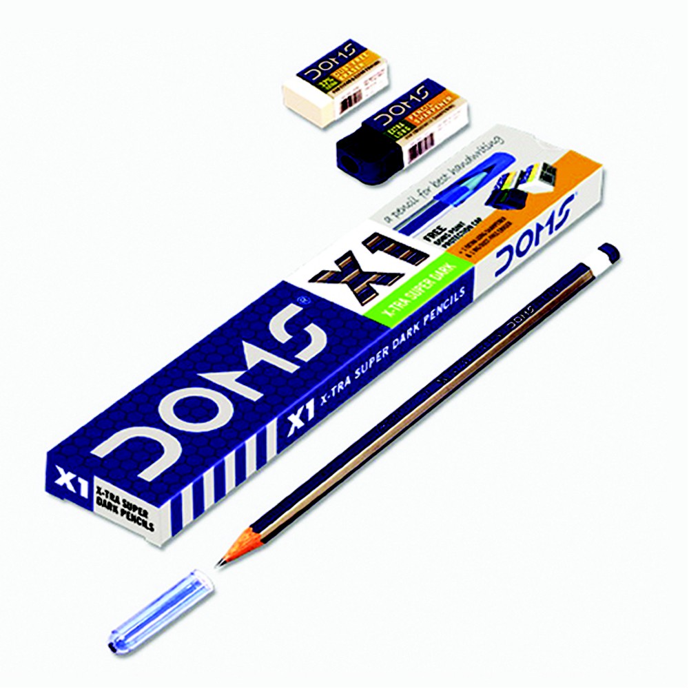 DOMS X1 HEXAGONAL SHAPED 2B PENCIL BY 12'S | Shopee Malaysia
