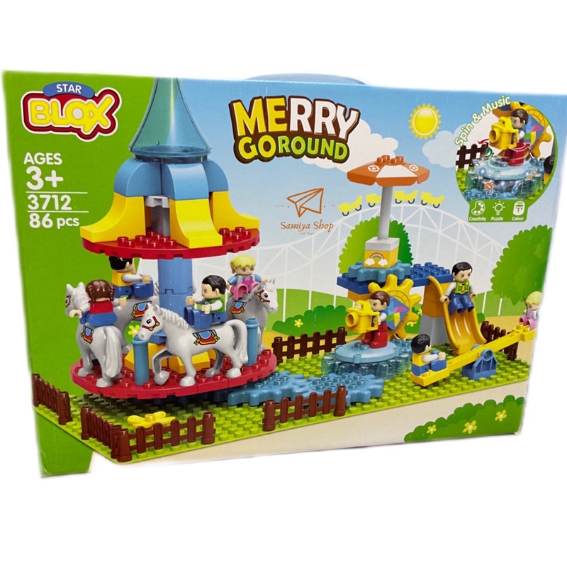 Merry go round lego set hot sale