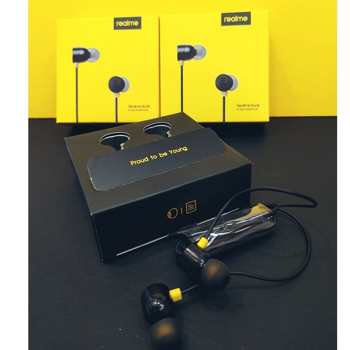 Realme discount earphones box