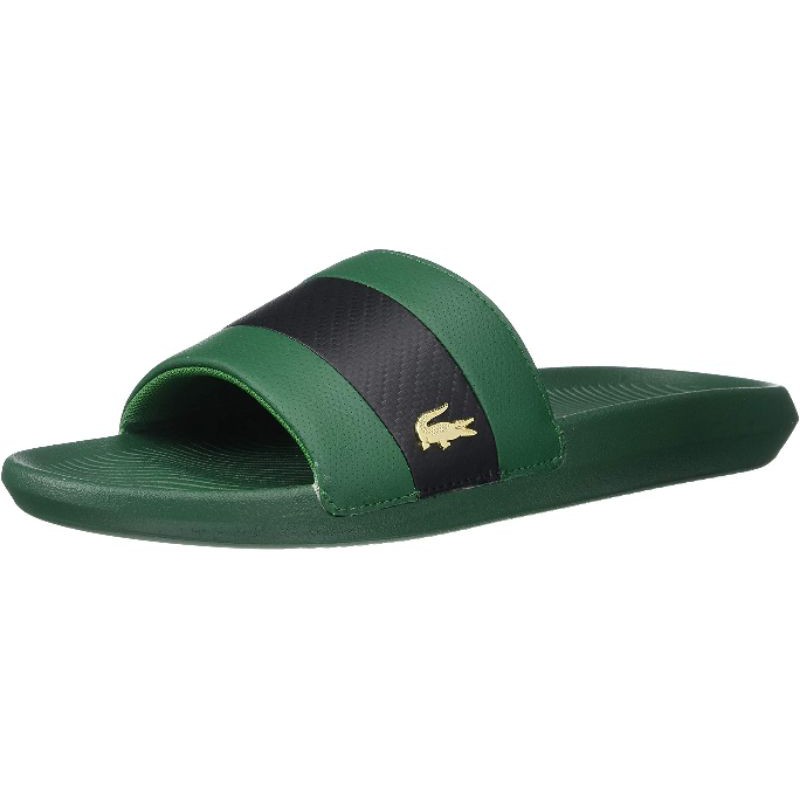 Lacoste croco sliders best sale navy with gold croc