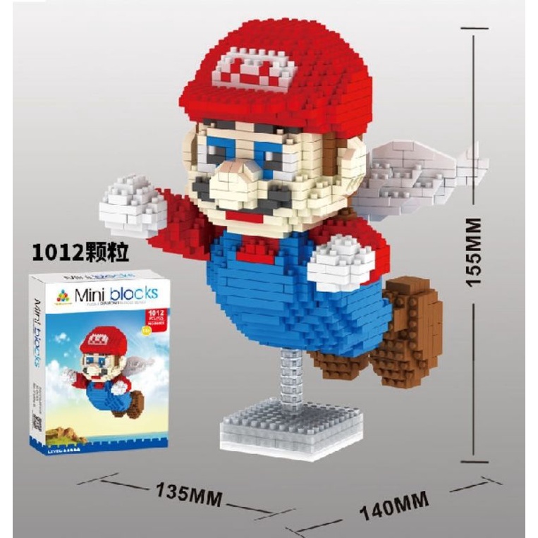 🔥READY STOCK🔥1012 PCS Flying Super Mario Building Blocks DIY Nano ...