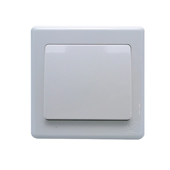 MK E4781W1 1gang 1way PVC switch (Wide Rocker) | Shopee Malaysia