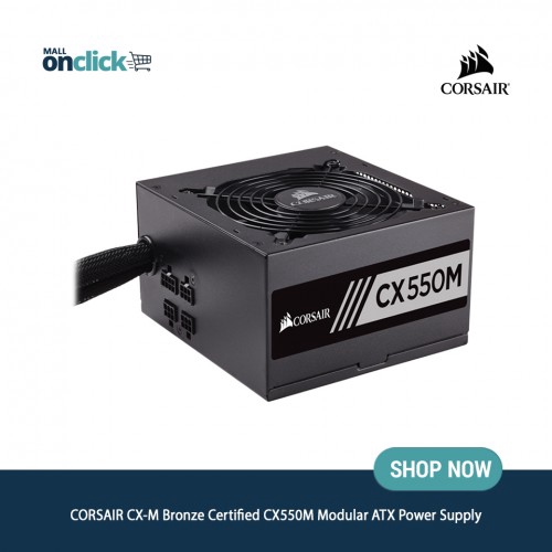 CORSAIR CX-M Bronze Certified CX550M Modular ATX Power Supply (CP