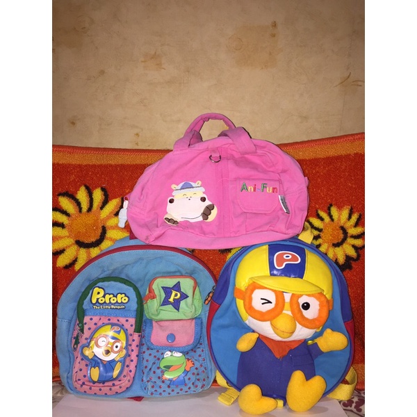 PORORO Kiddie Backpack Bundle (Repriced) | Shopee Malaysia