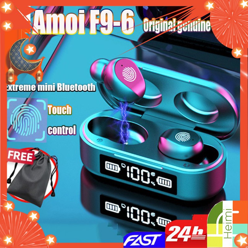 Wireless bluetooth earbuds model amoi f9 hot sale