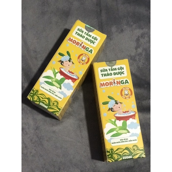 Moringa Herbal Shower Gel Prevent Rash, Boils, Rashes For Children