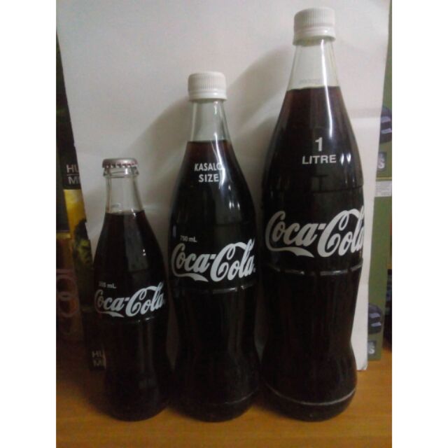 Coca cola Philippines glass bottles set of 3 | Shopee Malaysia