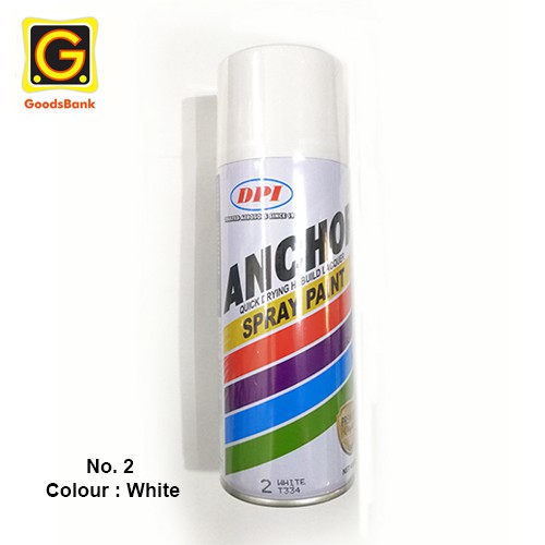 400ml Anchor Spray Paint - No.2 White | Shopee Malaysia