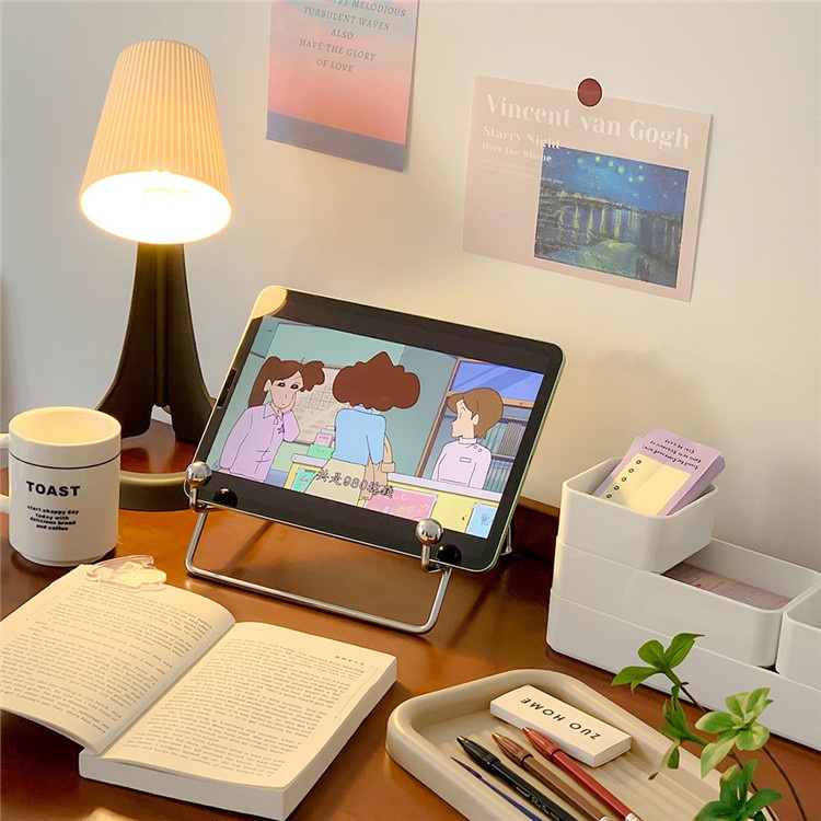 ins Style Simple Iron Art Reading Rack Tablet Bracket Student Desktop ...