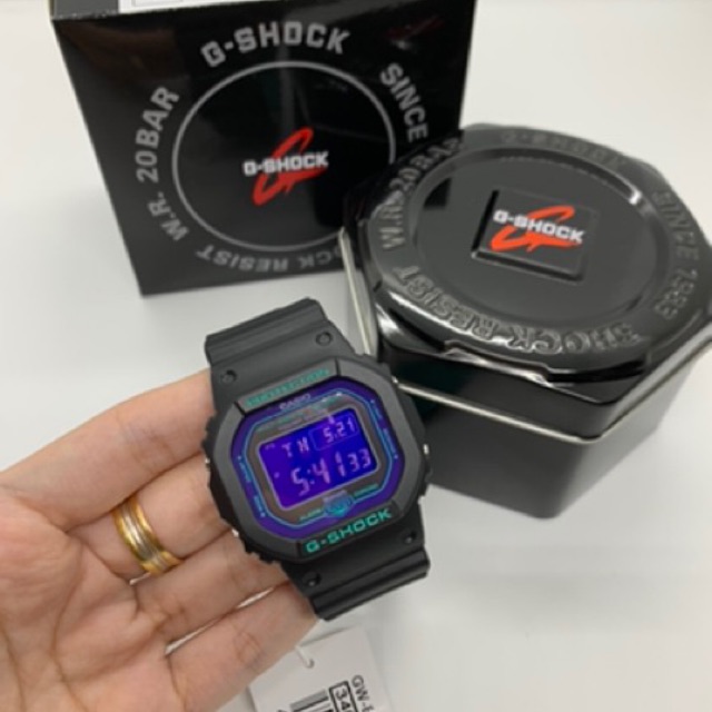 Casio G Shock GW B5600BL 1 GWB5600BL 1 Joker 2019 Multiband 6 Bluetooth T.Solar Shopee Malaysia