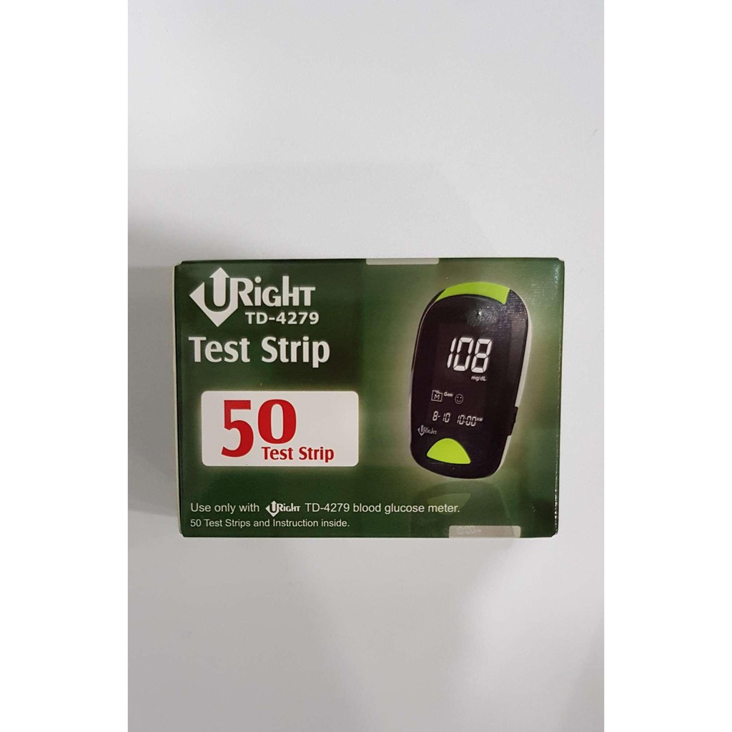 Uright TEST STRIP 25s/50s | Shopee Malaysia