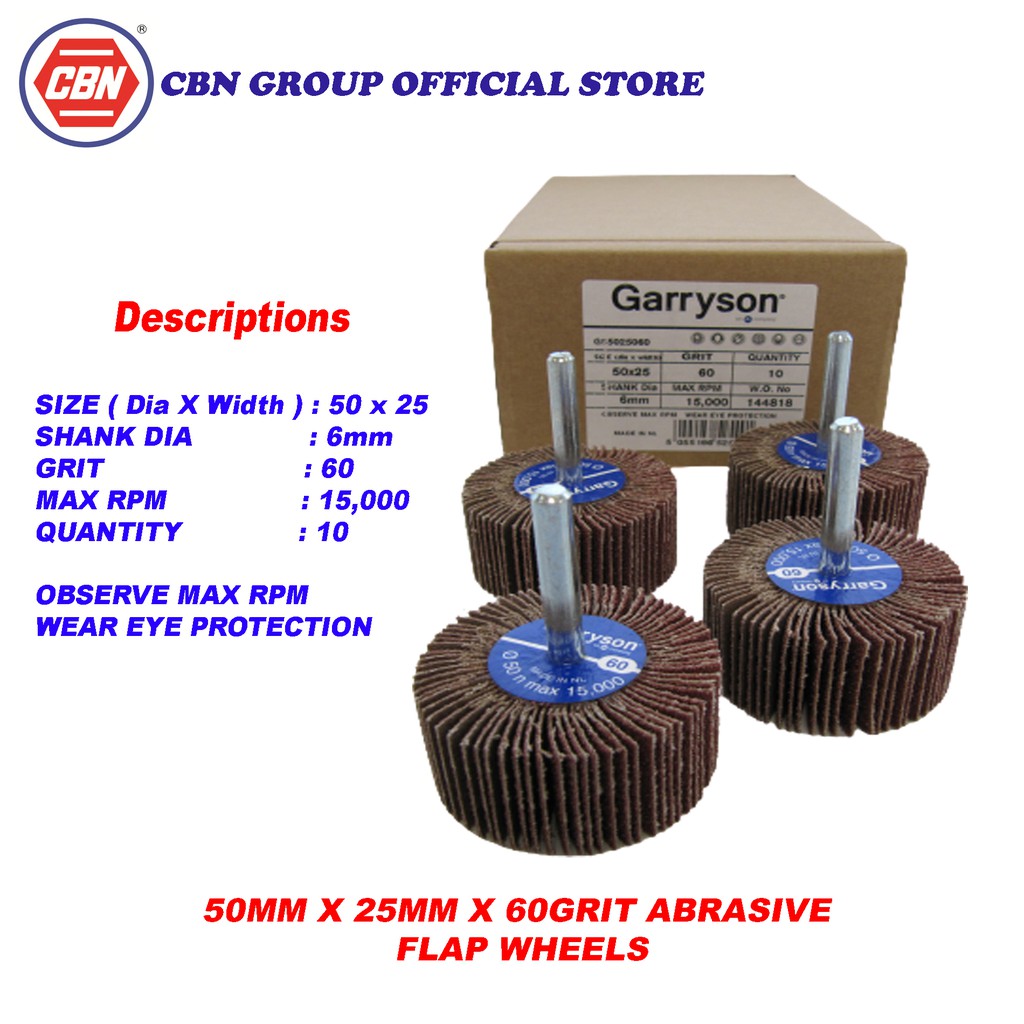 GARRYSON - ABRASIVE FLAP WHEELS | Shopee Malaysia