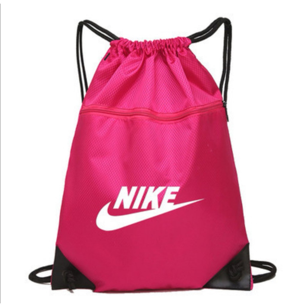 Nike Drawstring Bag Sports Running Fitness Exercise Workout Gym Hiking ...