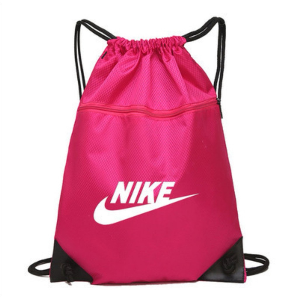 Nike Drawstring Bag Sports Running Fitness Exercise Workout Gym Hiking